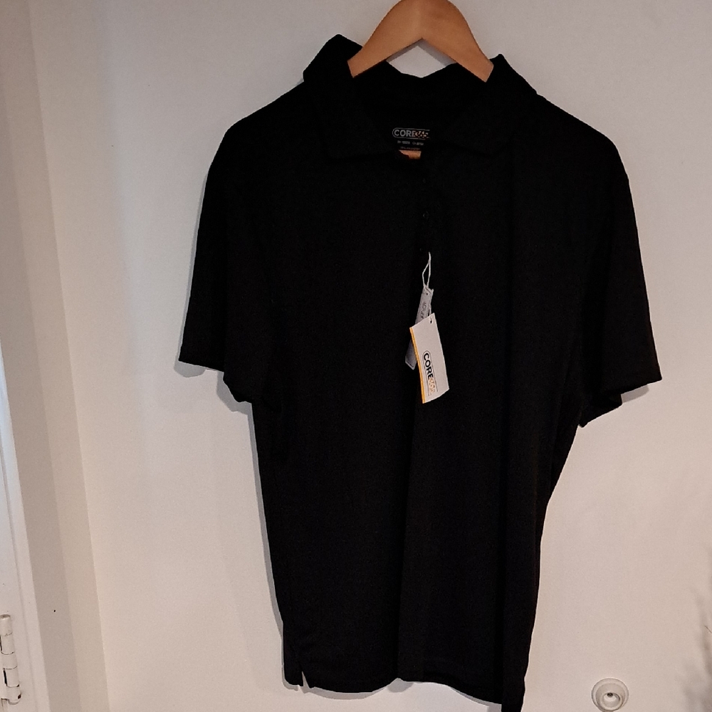 NWT Core 365 Comex Black Polo Shirt Size 2XL B107